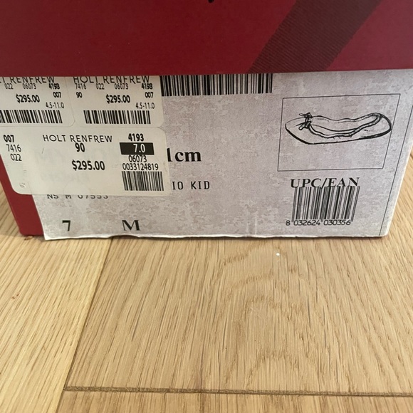 Ferragamo My Joy Leather Flat - Grey - Picture 5 of 5